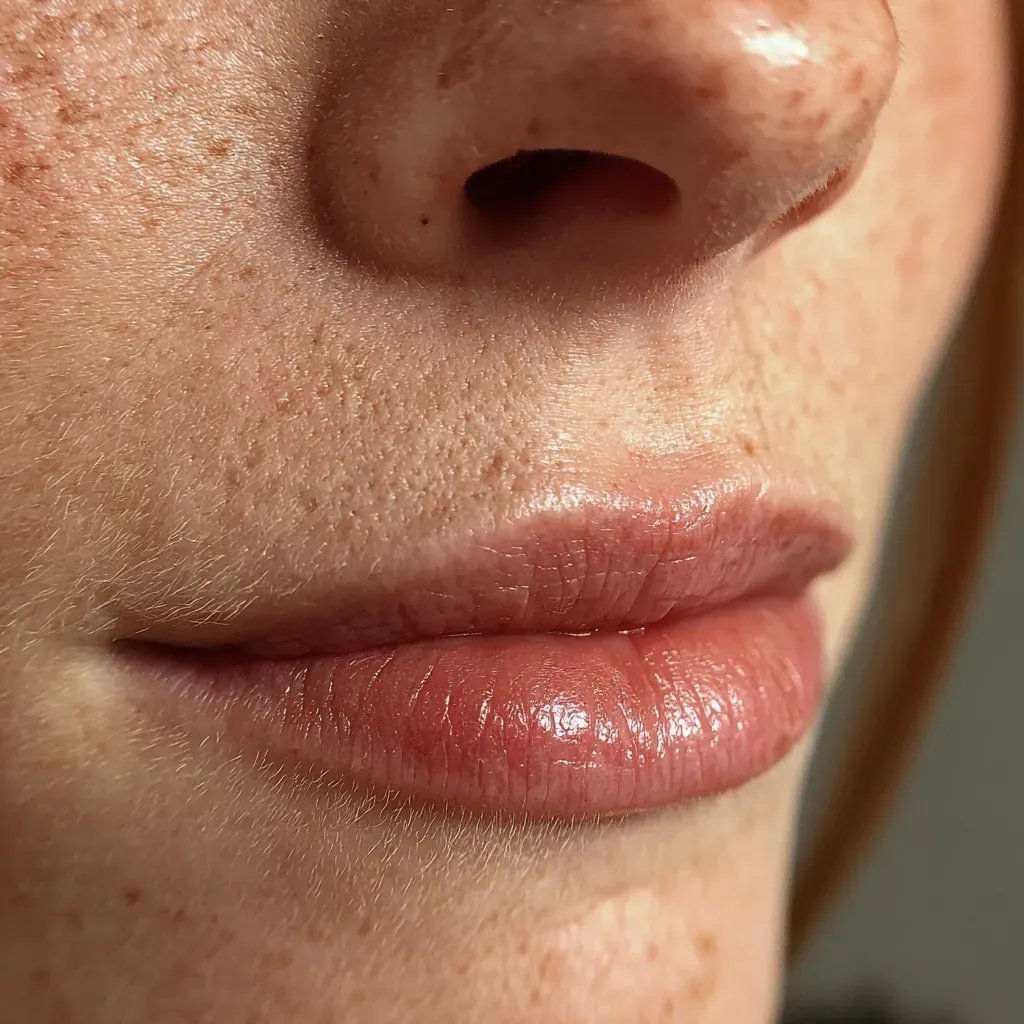 Lippendetail